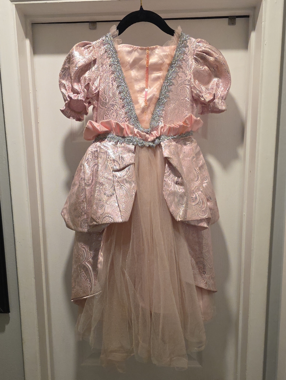 Chasing Fireflies Pink and Silver Tulle Princess Costume